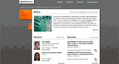 Desktop Screenshot of neuropain.ch